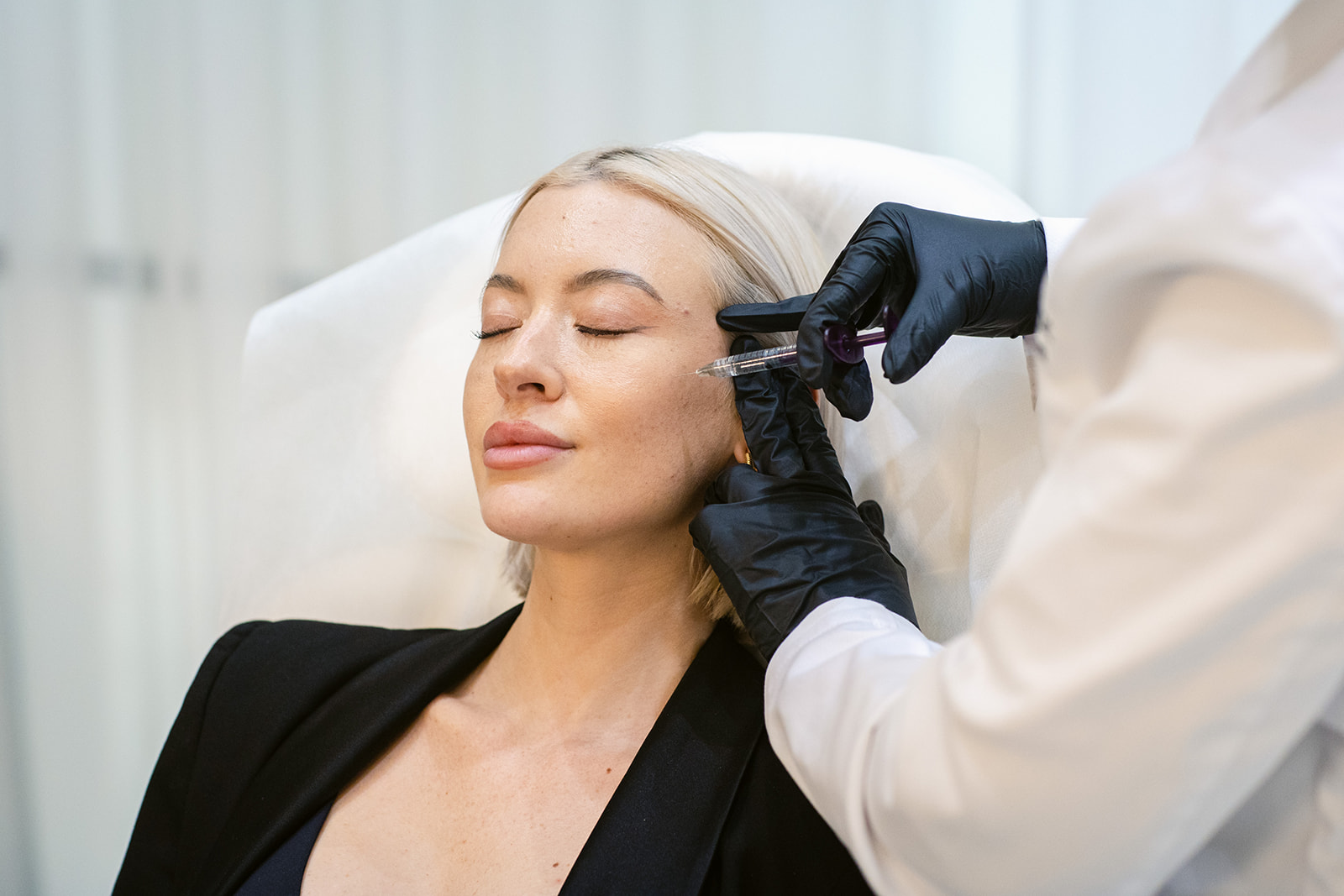 Dermal filler treatment at Monarch MD with subtle, elegant results.